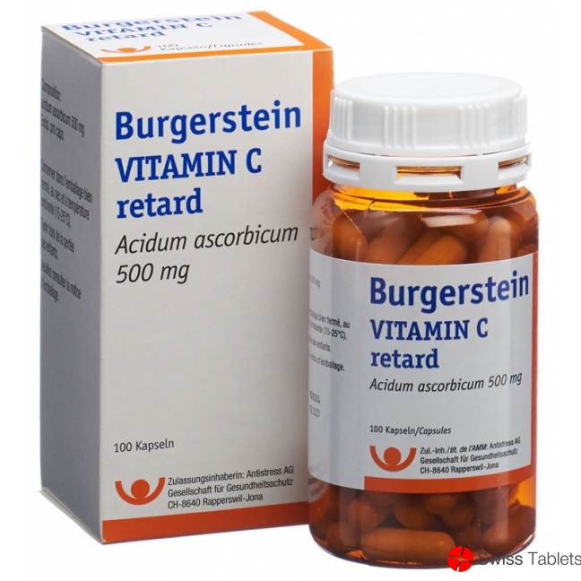 BURGERSTEIN Vitamin C Ret capsules 500 mg buy online