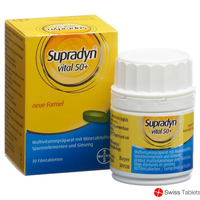 Supradyn Vital 50+ Filmtabletten (neu) 30 Stück buy online