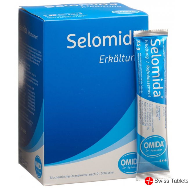 Selomida Erkältung Pulver 30 Beutel 7.5g buy online