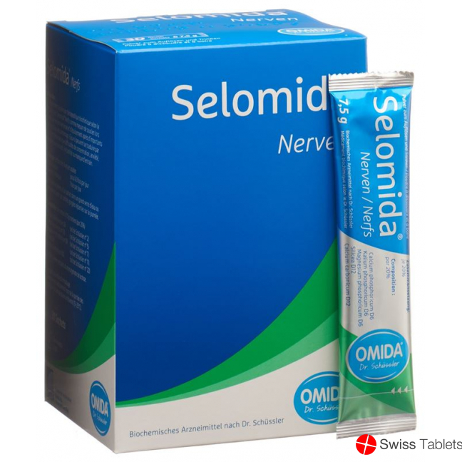 Selomida Nerven Pulver 30 Beutel 7.5g buy online