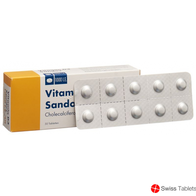 Vitamin D3 Sandoz Tabletten 1000 Ie 50 Stück buy online