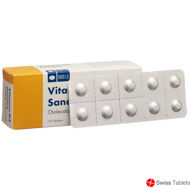Vitamin D3 Sandoz Tabletten 1000 Ie 100 Stück buy online