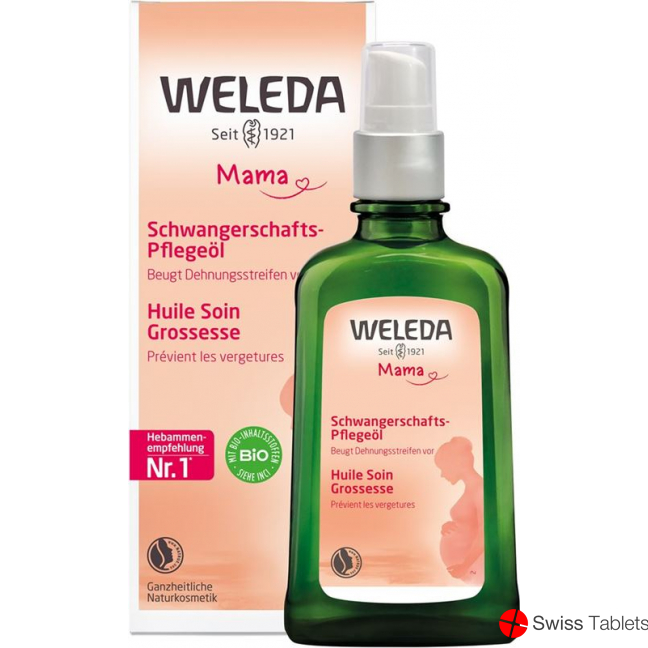 Weleda Schwangerschafts-Pflegeöl Glasflasche 100ml buy online