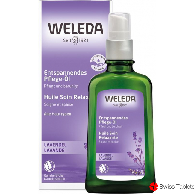 Weleda Lavender Relaxation Oil Glass Bottle 100ml buy online