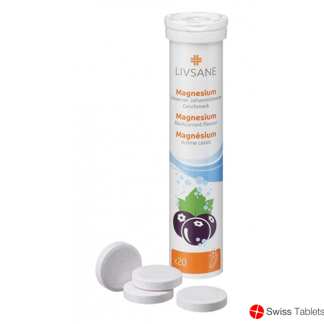 Livsane Magnesium Schwarzer Johannisbeeren 20 Stück buy online