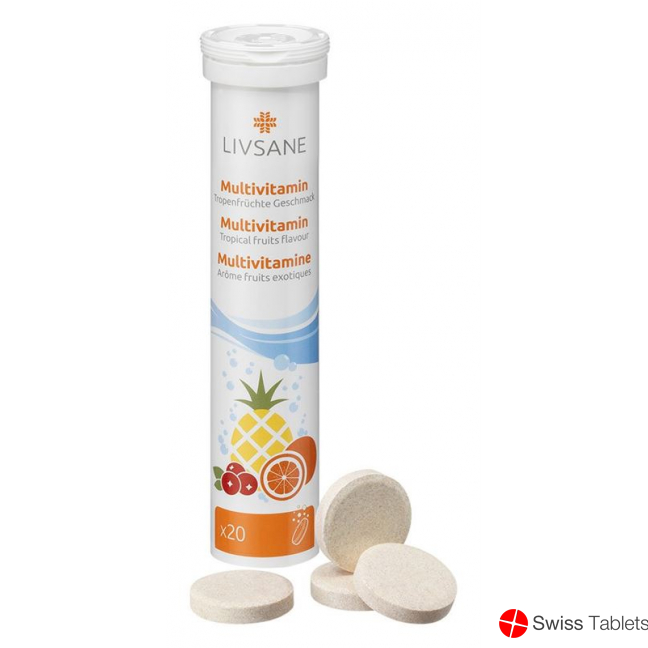 Livsane Multivitamin Tropenfrüchte Geschm 20 Stück buy online