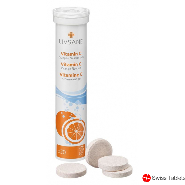 Livsane Vitamin C Orangen Geschmack 20 Stück buy online