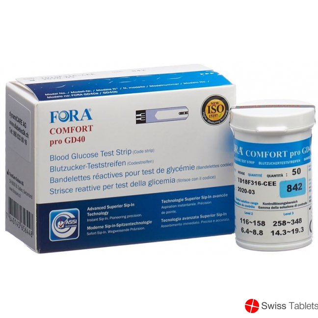 Fora Comfort Pro Teststreifen 100 Stück buy online