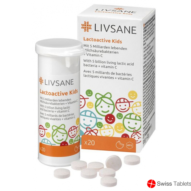 Livsane Lactoactive Kids Kautabletten Dose 20 Stück buy online