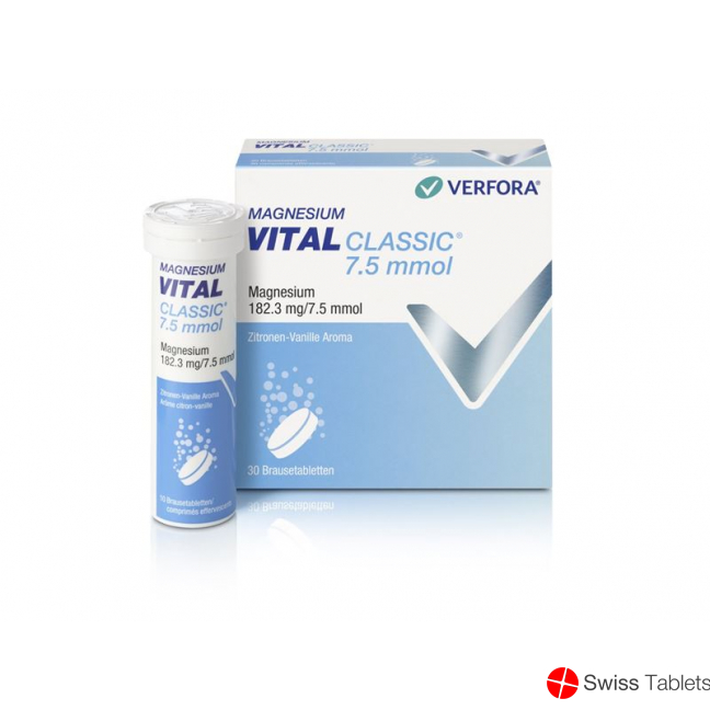 Magnesium Vital Classic Brausetabl 7.5 mmol 30 pcs