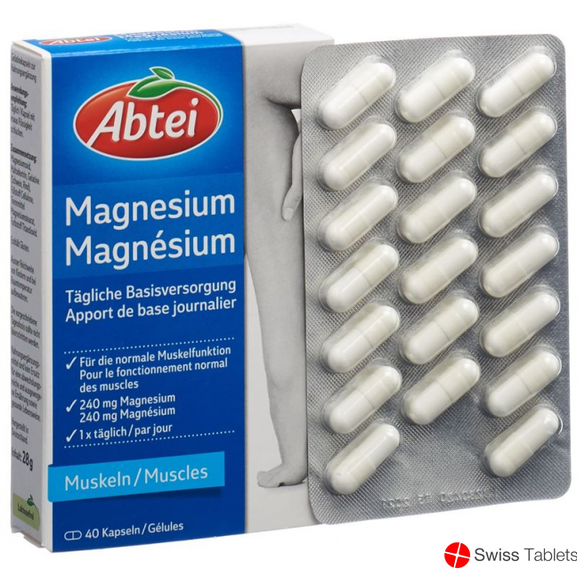 Abtei Magnesium Capsules 40 Caps buy online