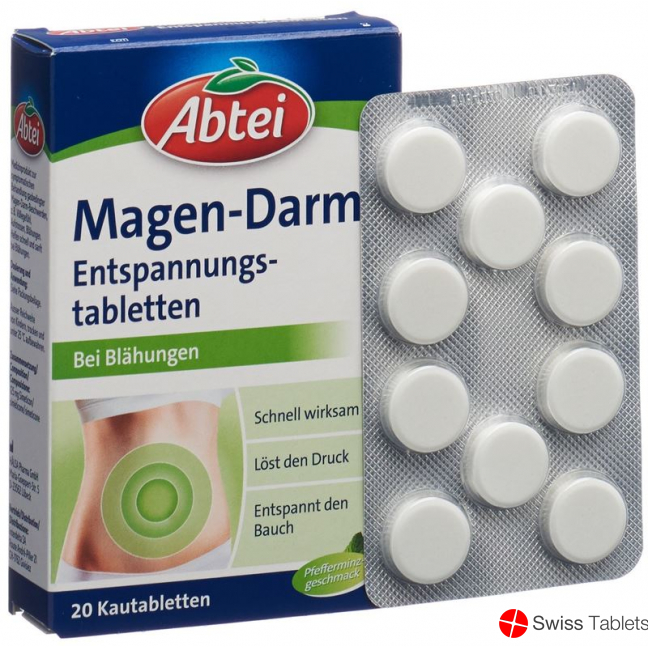Abtei Magen-darm-entspannung Kautabletten 20 Stück buy online