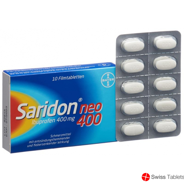 Saridon Neo Filmtabletten 400mg 10 Stück buy online