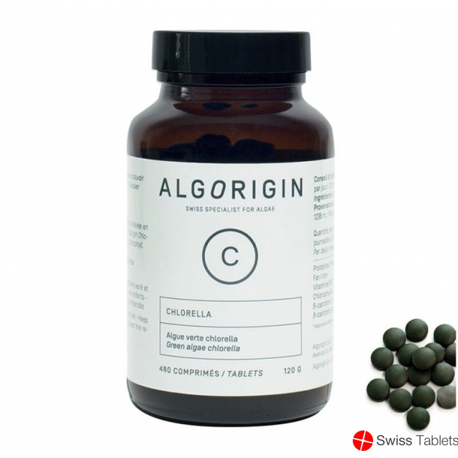 Algorigin Chlorella Tabletten Flasche 480 Stück buy online