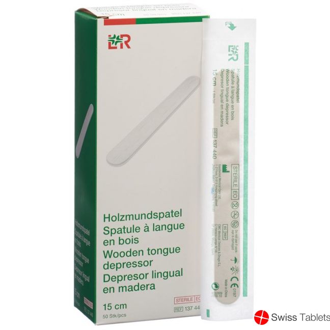 L&r Zungenspatel Holz Einzeln Steril Beutel 50 Stück buy online