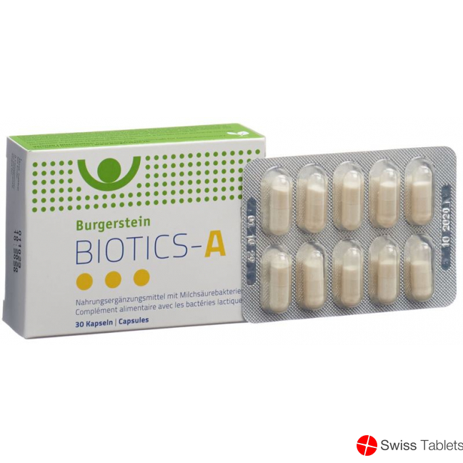 Burgerstein Biotics-A capsules 30 pieces buy online