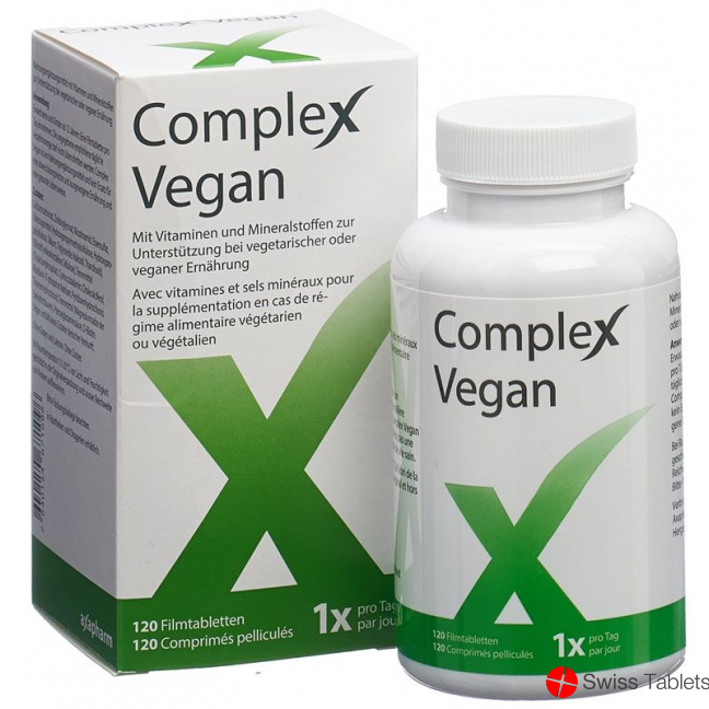 Complex Vegan Filmtablet tin 120 pieces buy online