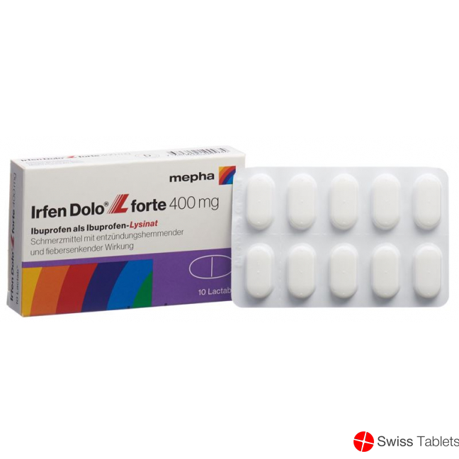 Irfen Dolo L Forte Lactab 400mg 10 Stück buy online Irfen Dolo L Forte Lactab 400mg 10 Stück buy online