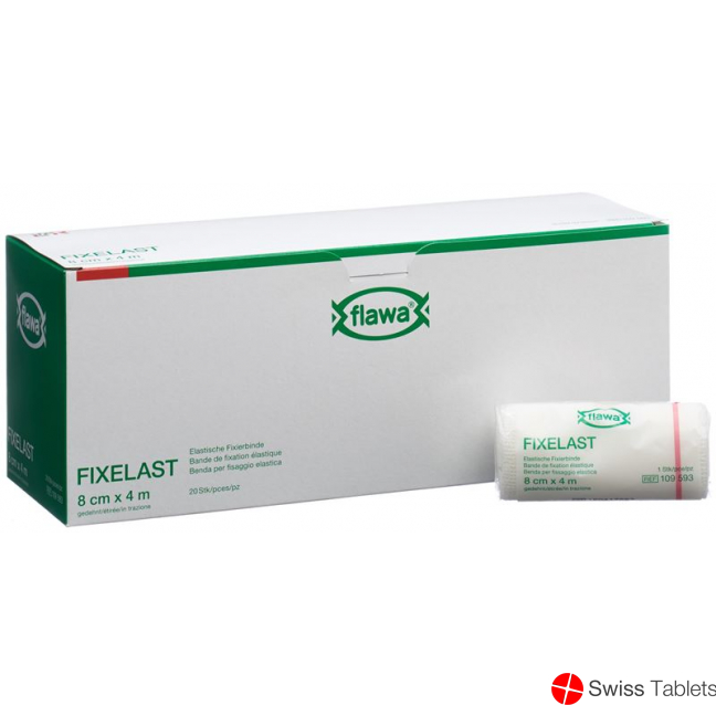 Flawa Fixelast Fixierbinde 8cmx4m In Cellux 20 Stück buy online
