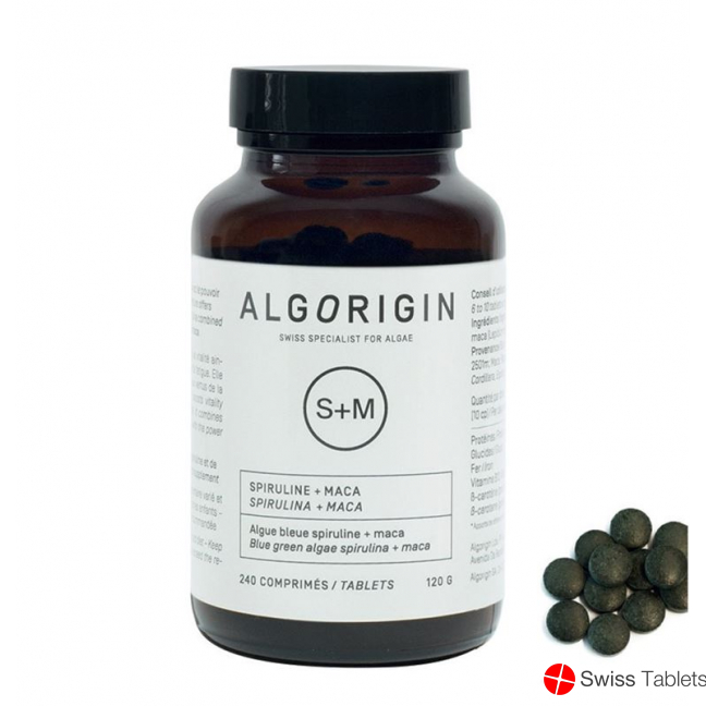 Algorigin Spiruline + Maca Tabletten 240 Stück buy online