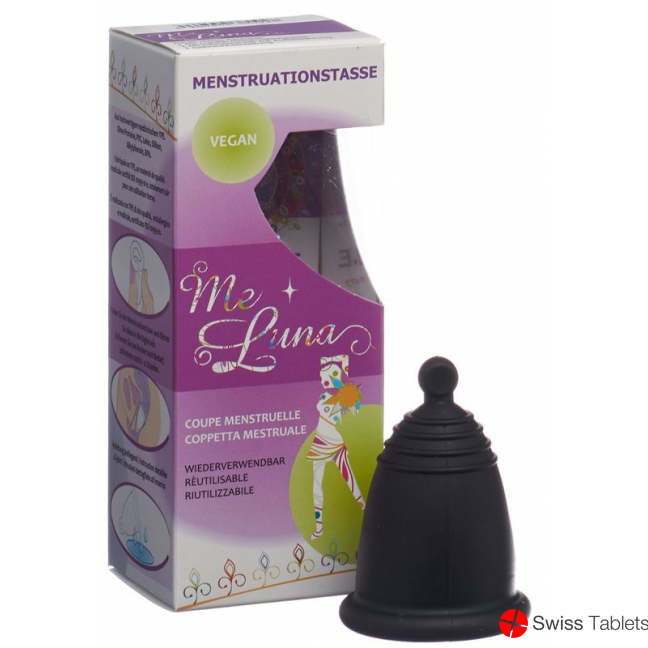 Me Luna Menstrual Cup Classic M Ball Black buy online