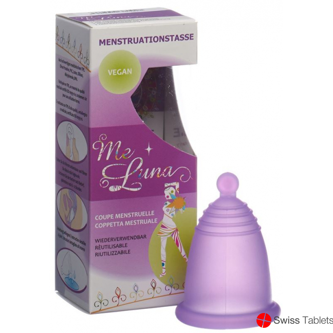 Me Luna menstrual cup Classic L ball purple buy online