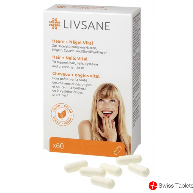 Livsane Haare + Nägel Vital Kapseln 60 Stück buy online