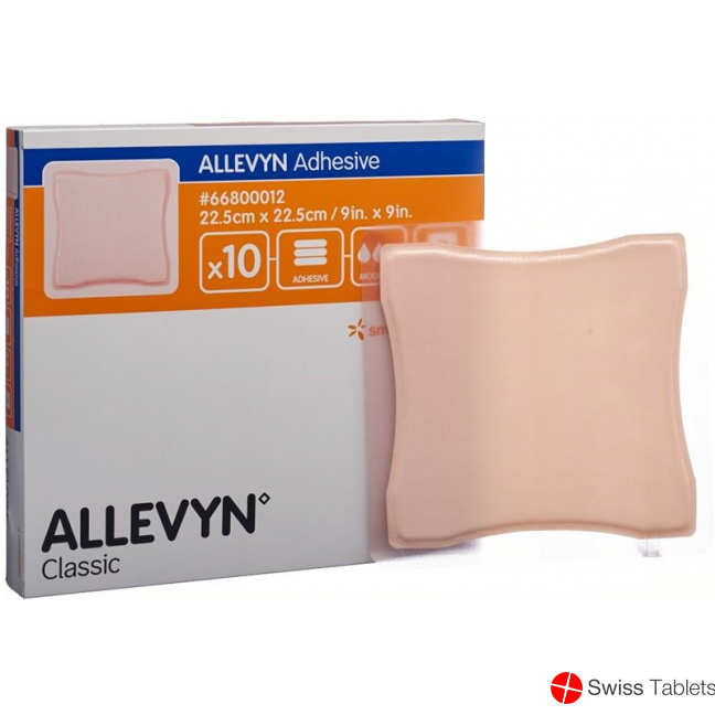 Allevyn Adhesive Wundverband 22.5x22.5cm 10 Stück buy online