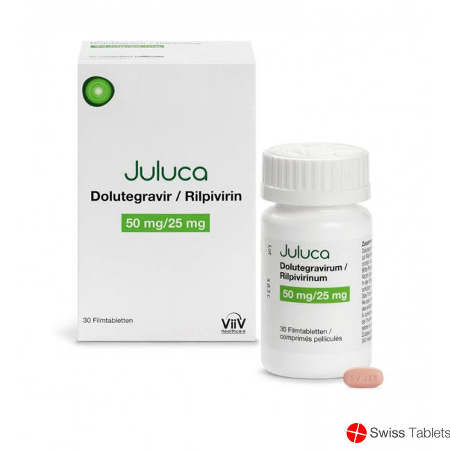 Juluca Filmtabletten 50/25mg Dose 30 Stück buy online
