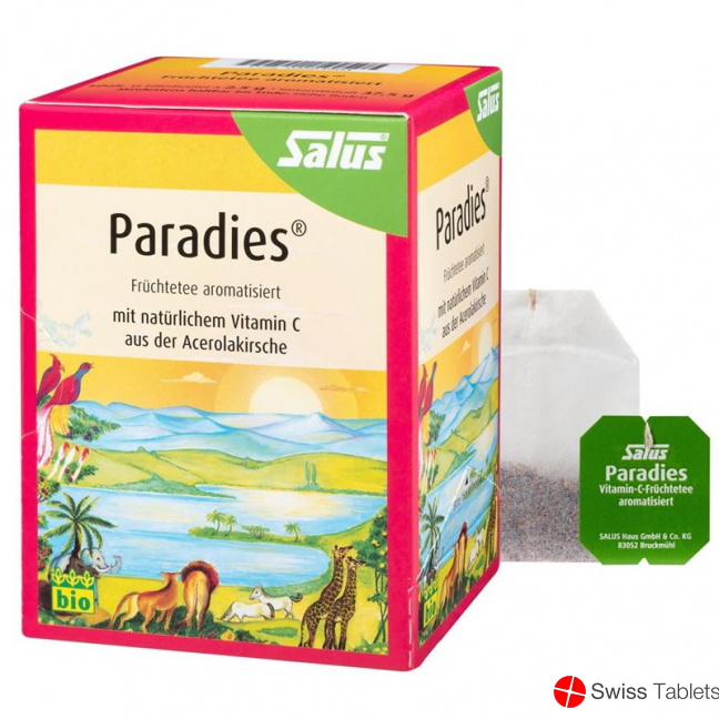 Salus Paradise tea organic with vitamin C bag 15 pieces buy online