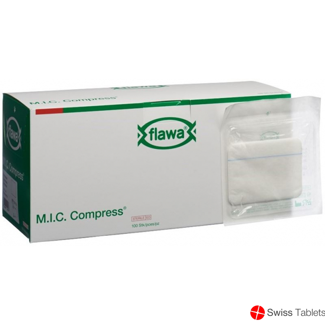 Flawa MIC compresses 7.5x10cm sterile 100 pcs