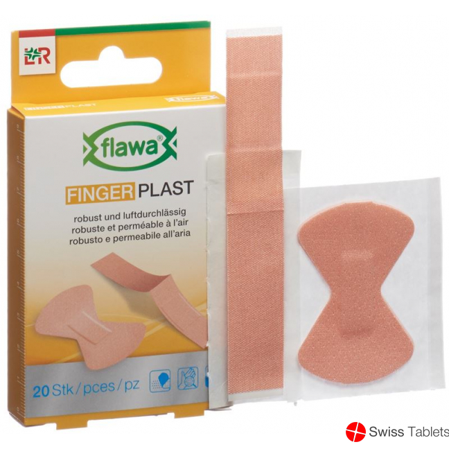 Flawa Finger Plast Robustes Textilpfl 2 Grösse 20 Stück buy online