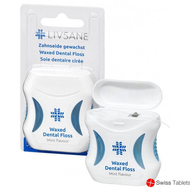 Livsane Dental Floss Waxed 30m buy online