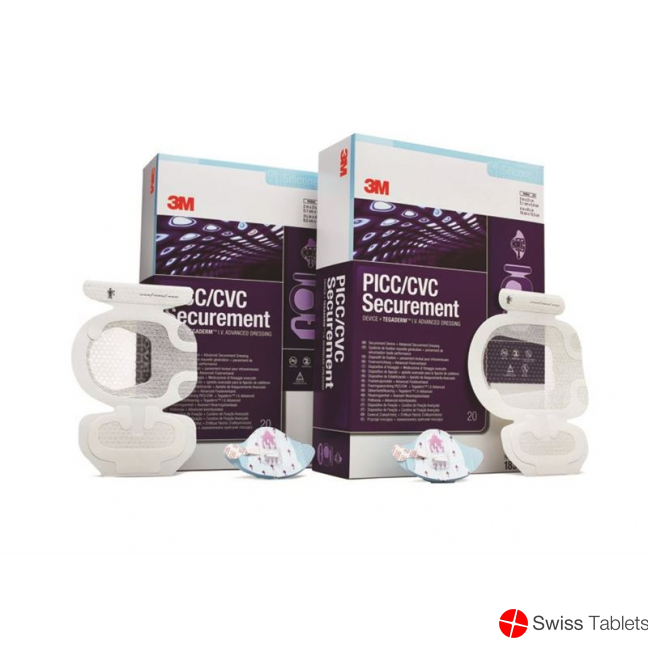3M Tegaderm Picc/cvc 5.1x5.4cm +10x15.5cm 20 Stück buy online
