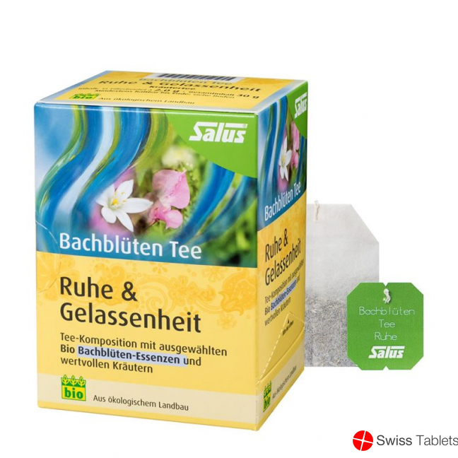 Salus Bach flowers tea Calm Relax Organic bag 15 pieces buy online