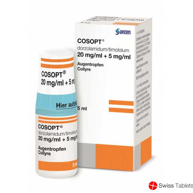 Cosopt Gd Opht sterile 3 Fl 5 ml