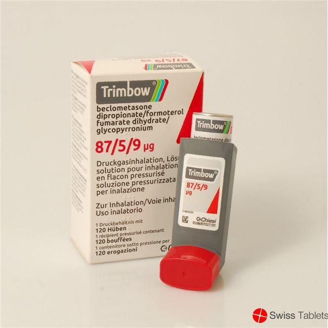 Trimbow Inhalationslösung Flasche 120 Dos buy online