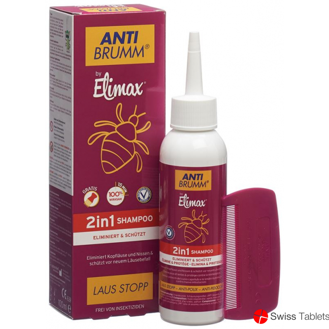 Antibrumm by Elimax Laus stop 2in1 Shampoo Fl 100 ml
