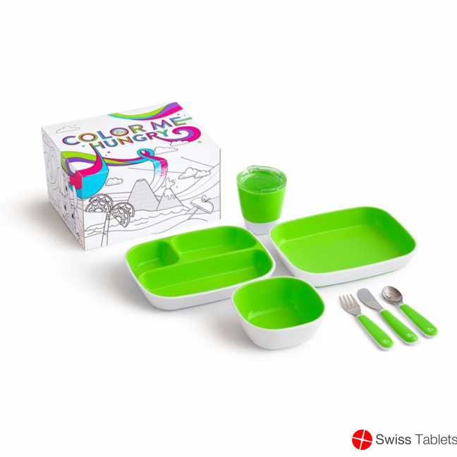 Munchkin Color Me Hungry Dining Set 7 pieces buy online
