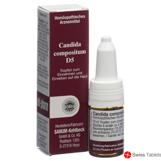 Sanum Candida compositum drops D 5 Fl 10 ml