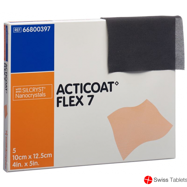 Acticoat Flex 7 Wundverband 10x12.5cm 5 Stück buy online