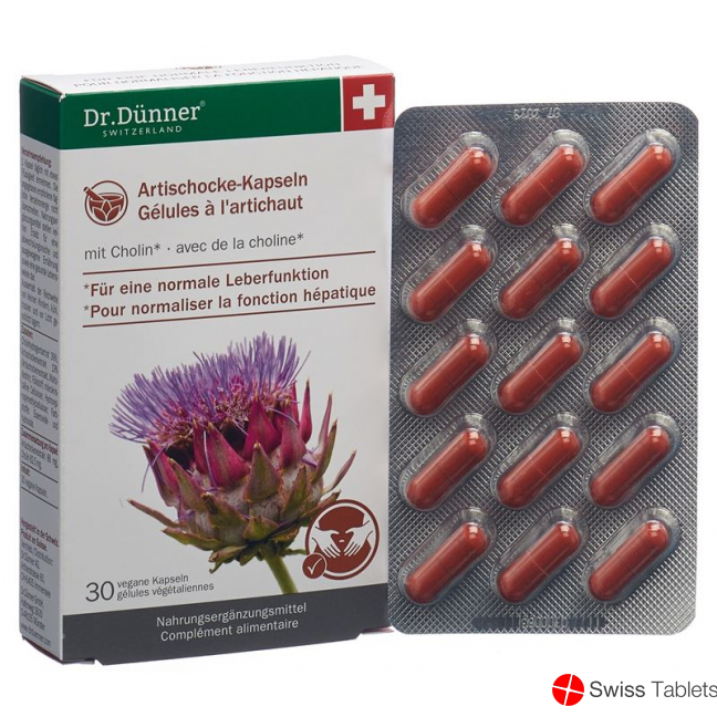 Dr. Dünner Artichoke Capsules 30 Caps buy online