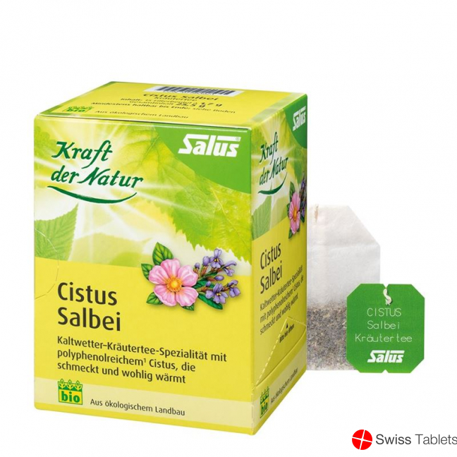 Salus Cistus Sage Tea Organic Bag 15 Pieces buy online