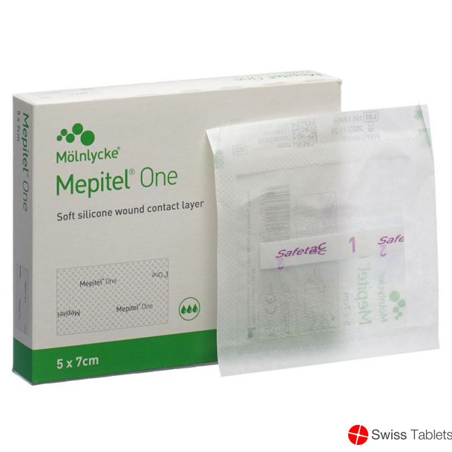 Mepitel One Wundverband 5x7cm (neu) 5 Stück buy online