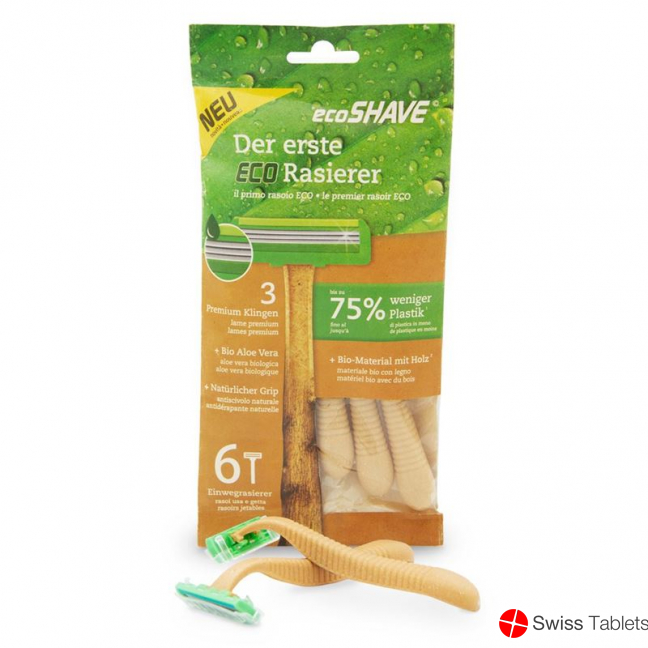 Ecoshave Einmalrasierer Beutel 6 Stück buy online