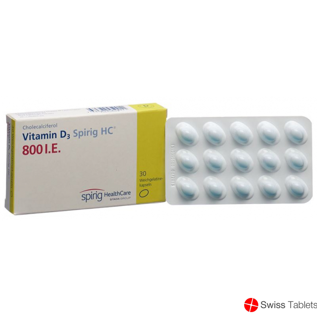 Vitamin D3 Spirig HC Kapseln 800 Ie 30 Stück buy online