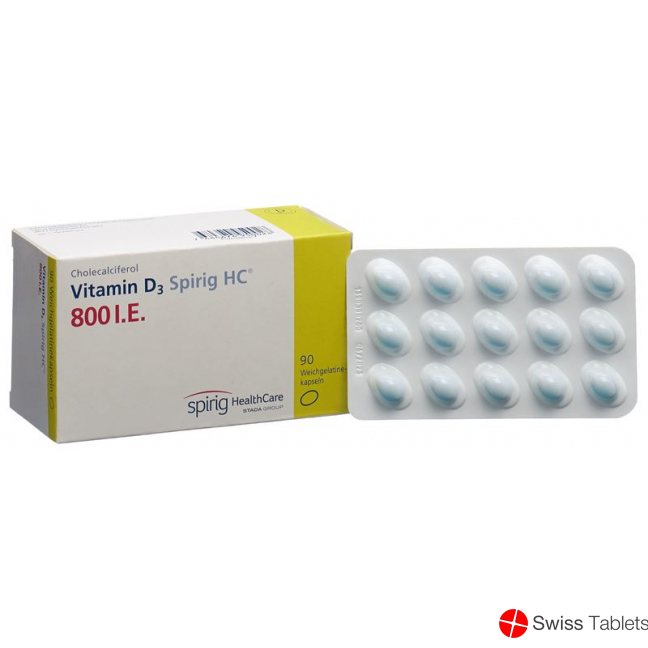Vitamin D3 Spirig HC Kapseln 800 Ie 90 Stück buy online