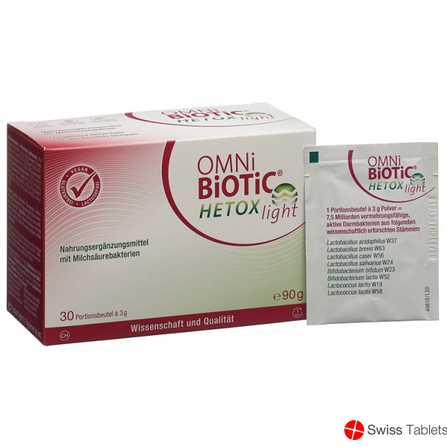 Omni-Biotic Hetox light powder 30x 3g buy online