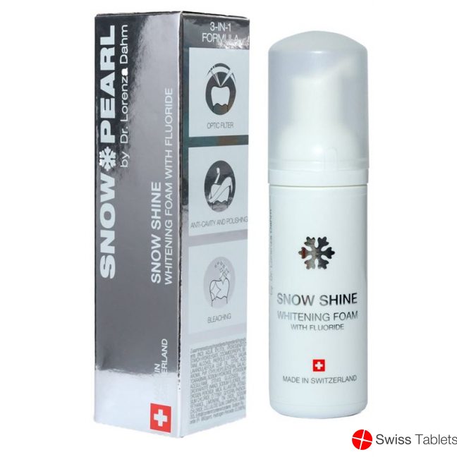 Snow Pearl Snow Shine Whitening Foam Fluorid 50ml buy online