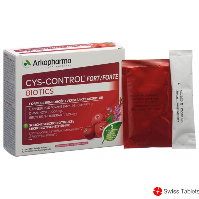 Cys-control Forte Biotics Beutel 15 Stück buy online